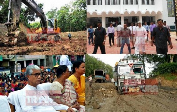 CM Manik Sarkar has time for reviewing renovation work of ordinary Town Hall, but couldn't manage time to visit dilapidated National Highway (8)-44 in past 3 yrs which have turned into death prone zone after handed over to State PWD from BRO CM Manik Sarkar has time for reviewing renovation work of ordinary Town Hall, but couldn't manage time to visit dilapidated National Highway (8)-44 in past 3 yrs which have turned into death prone zone after handed over to State PWD from BRO